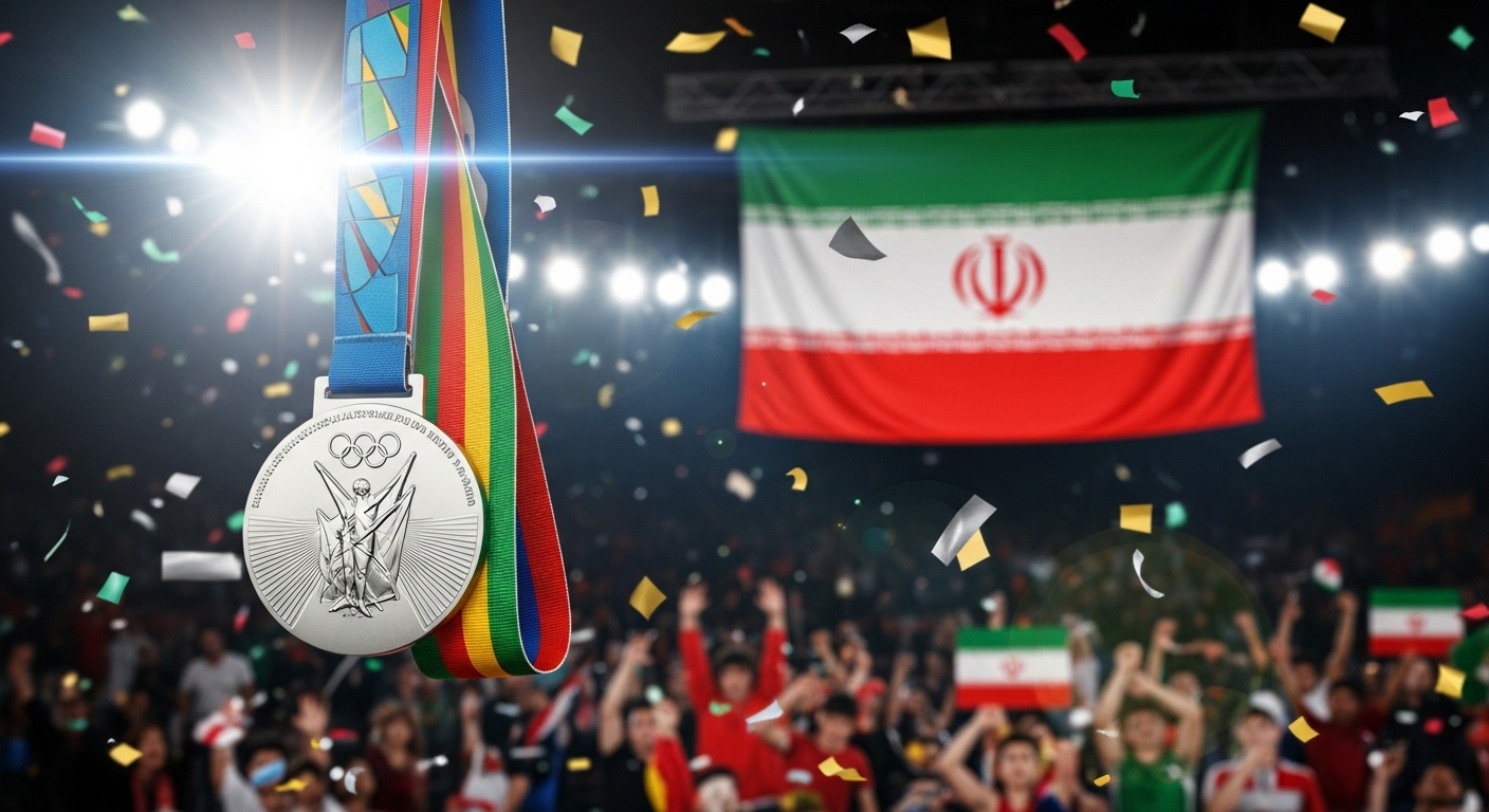 سینا بوستانی، ستاره کشتی نوجوانان ایران، مدال نقره جهان را کسب کرد