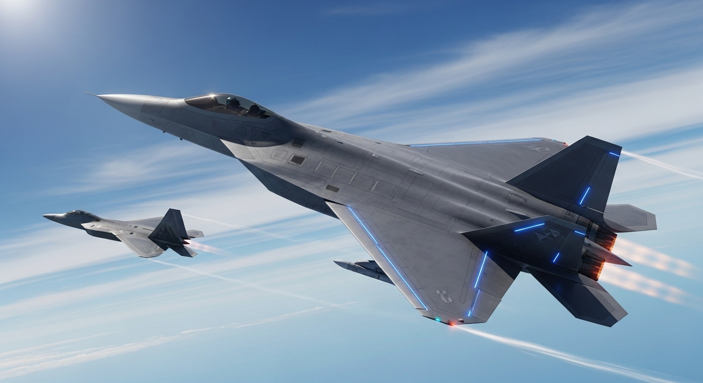 آغاز تولید جنگنده نسل ششم F-47 توسط آمریکا: جایگزین F-22 رپتور