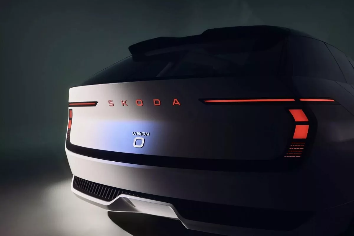 Skoda Vision O concept rear view