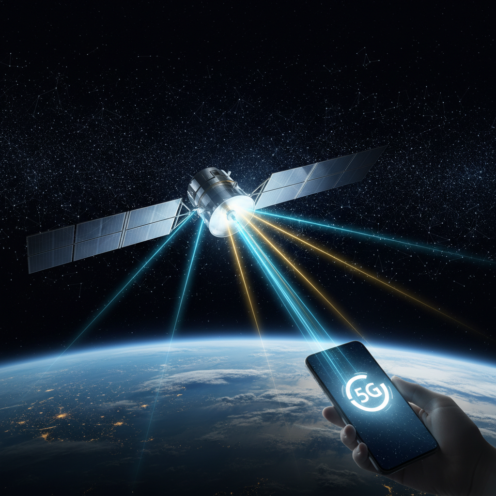اسپیس‌ایکس و اینترنت 5G ماهواره‌ای: اتصال مستقیم به گوشی با ۱۵ هزار ماهواره جدید