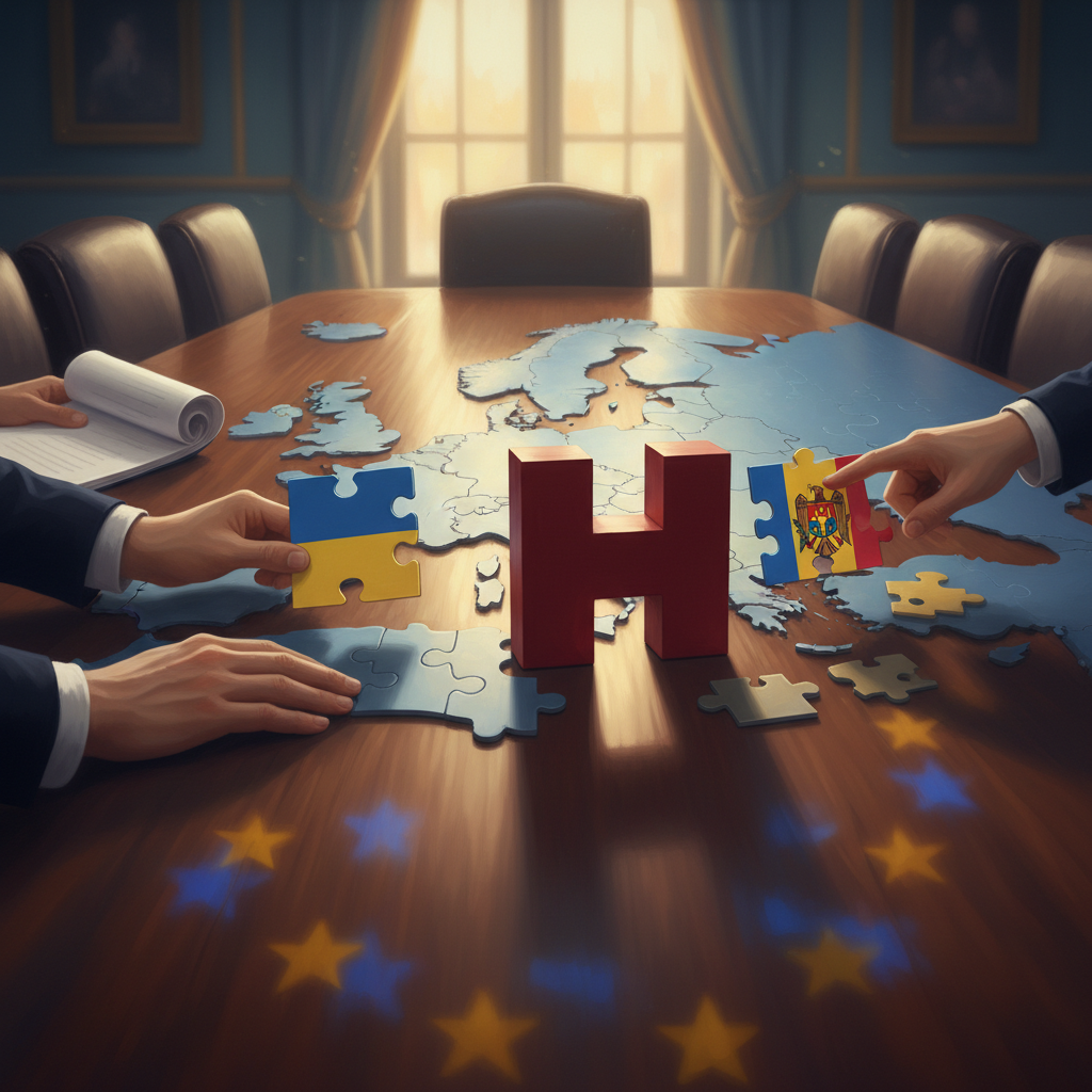 تلاش اتحادیه اروپا برای دور زدن مخالفت مجارستان در مسیر الحاق اوکراین و مولداوی