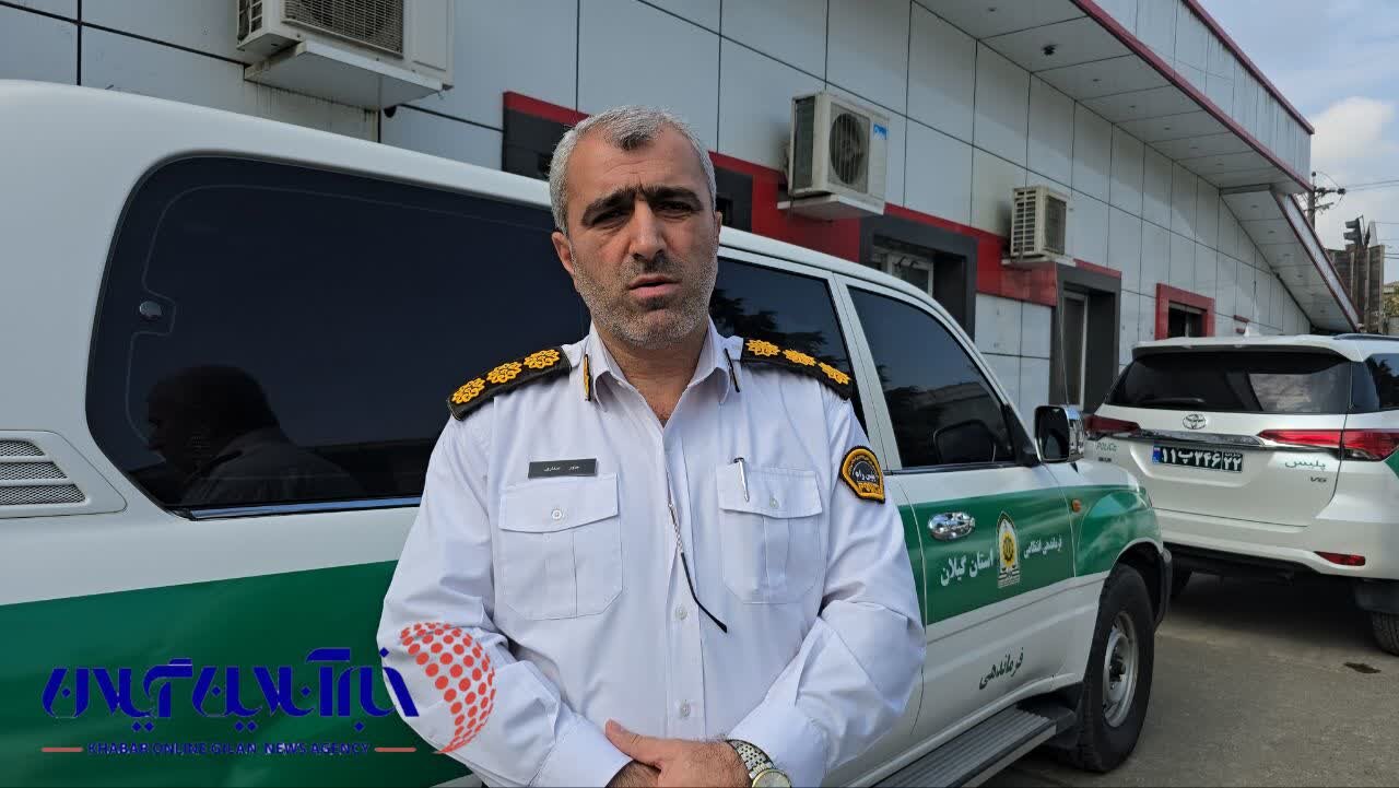 تصویر ترافیک در جاده‌های گیلان