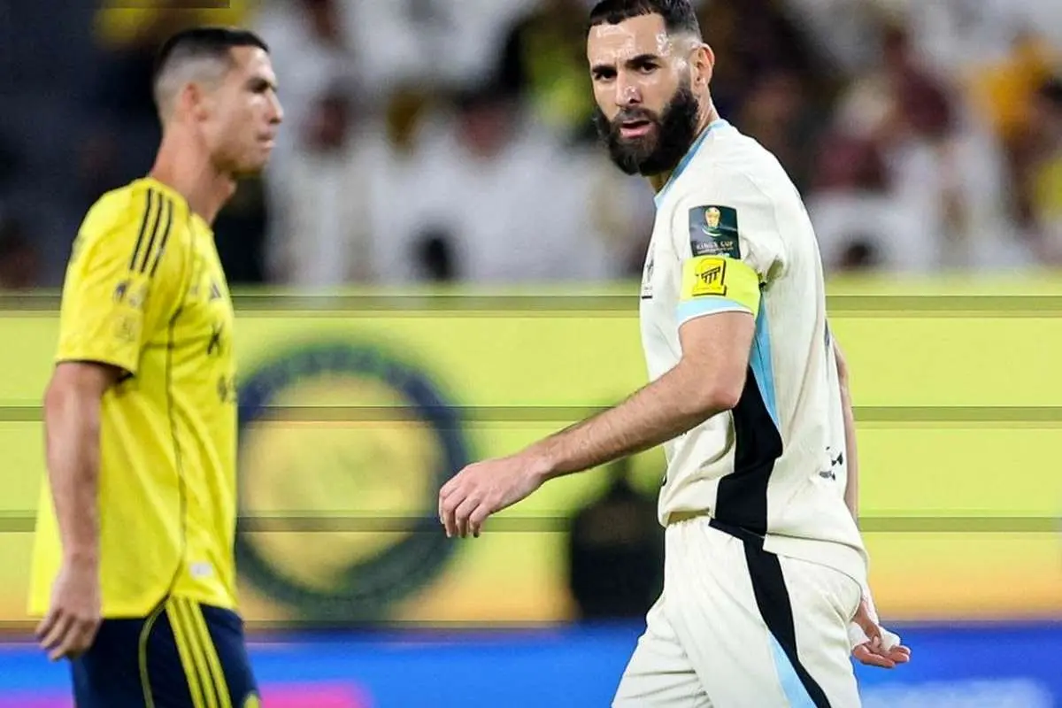نبرد پرگل النصر و الاتحاد در جام حذفی عربستان؛ بنزما گل زد، مانه فرصت سوزاند