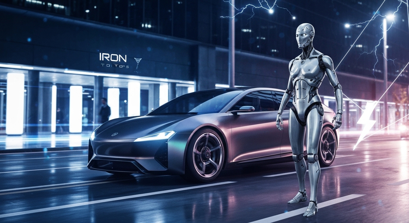 Xpeng با رونمایی از روبوتاکسی و ربات Iron، رقابت با تسلا را جدی‌تر می‌کند