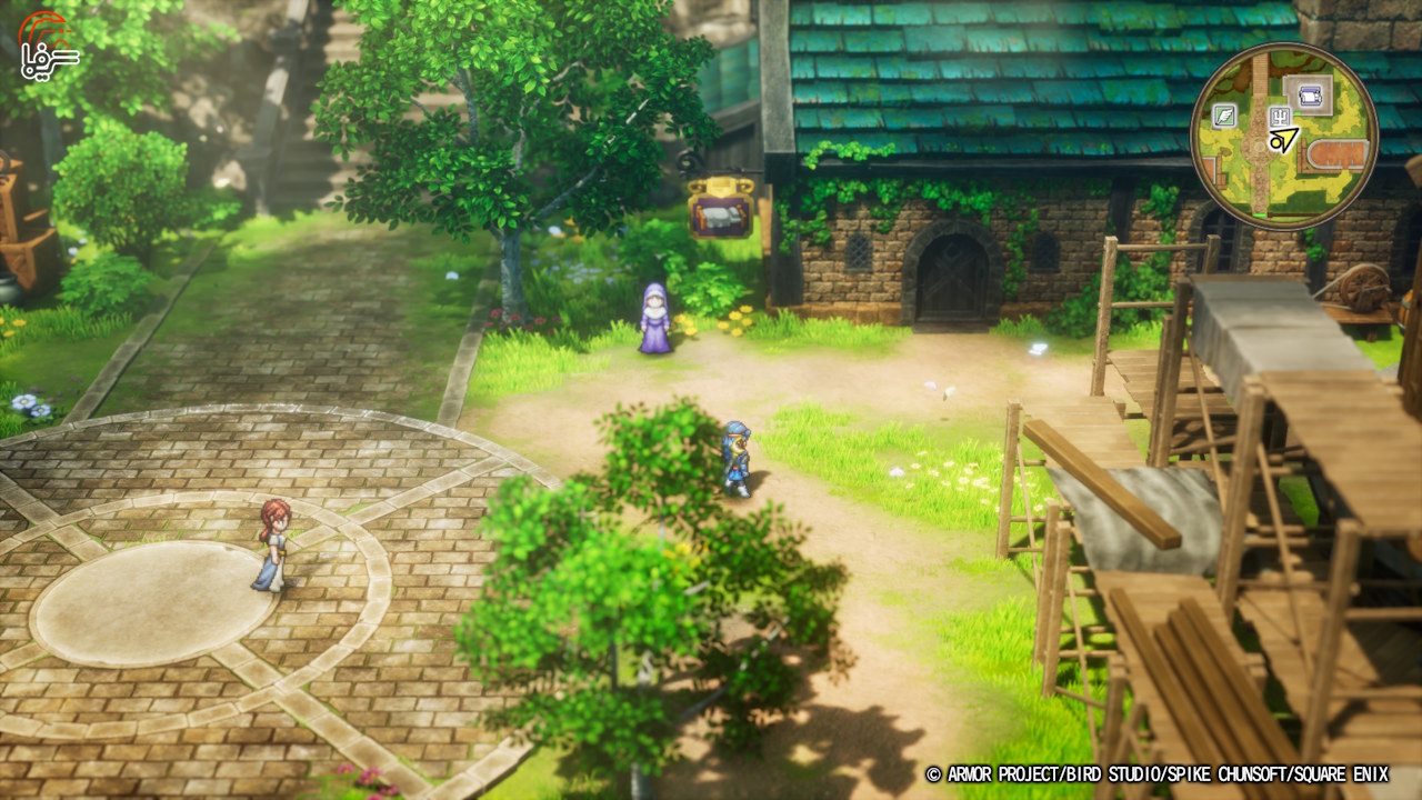 تصویری از منوهای بازی Dragon Quest I & II HD-2D Remake
