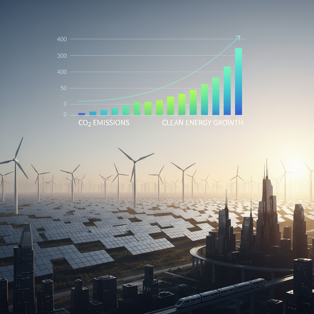 نقطه عطف تاریخی چین: ثبات ۱۸ ماهه انتشار CO₂ با رشد بی‌سابقه انرژی پاک