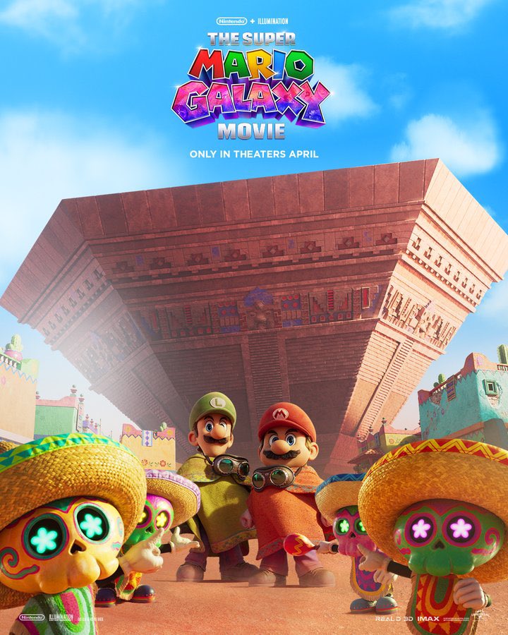 پوستر انیمیشن The Super Mario Galaxy