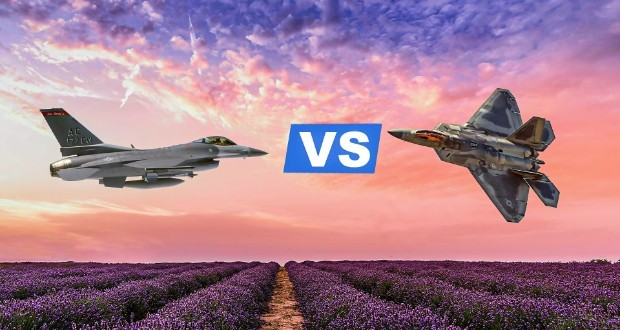مقایسه F-16 و F-22: برتری فنی رپتور در برابر تطبیق‌پذیری و هزینه کمتر فالکون