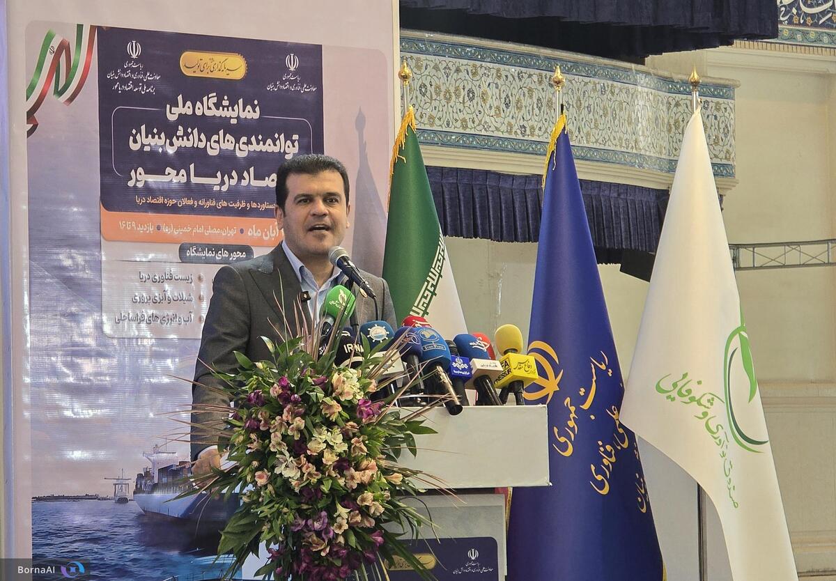 هشدار معاون علمی رئیس‌جمهور: آینده اقتصاد دریا با فناوری گره خورده است، نه توسعه اسکله‌ها