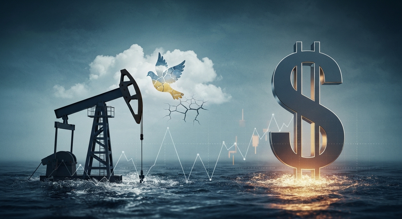 کاهش ۳ روزه قیمت نفت برنت و WTI؛ فشار ناشی از صلح اوکراین و تقویت دلار