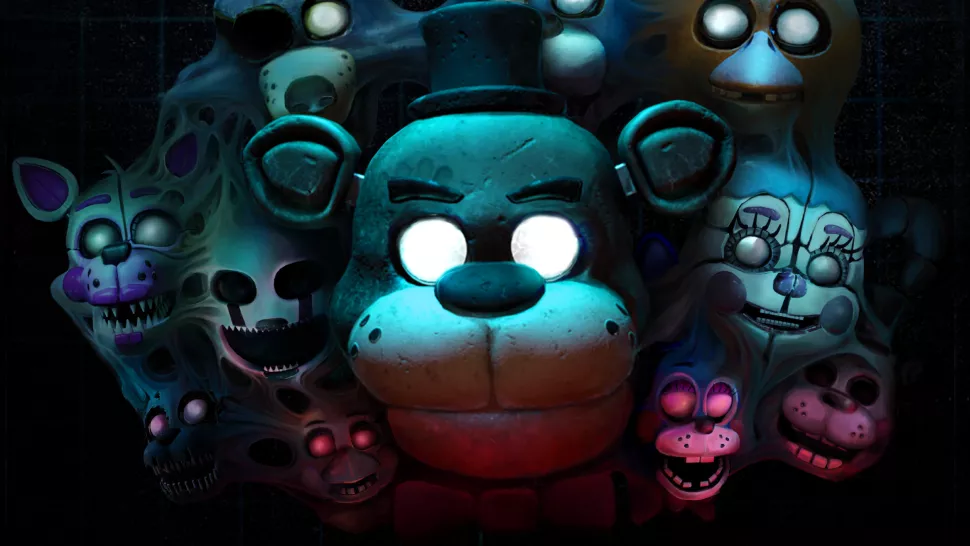 تصویری از انیماترونیک‌های فیلم Five Nights at Freddy’s 2