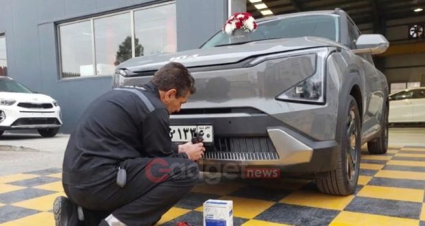 ورود رسمی کیا EV5 برقی به ایران؛ دریافت پلاک ملی برای کراساور ۷۲۰ کیلومتری