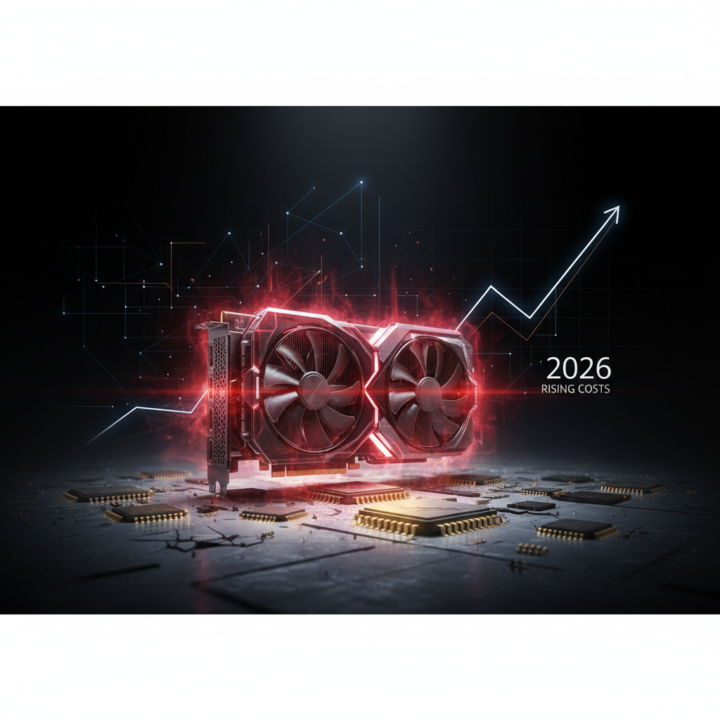افزایش گسترده قیمت کارت‌های گرافیک AMD و Nvidia در سال ۲۰۲۶ به دلیل بحران DRAM