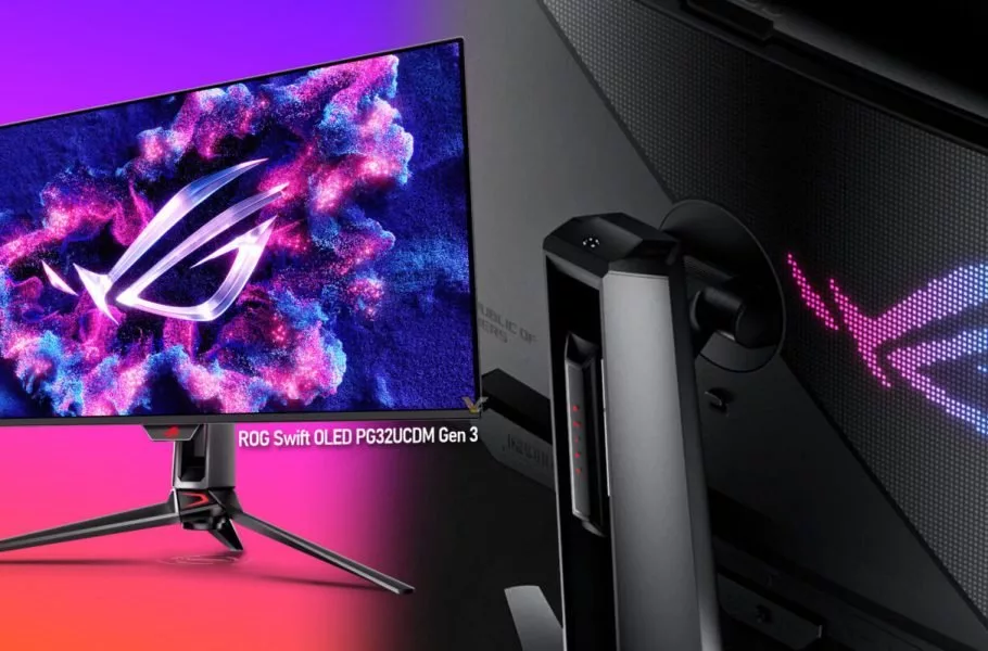 رونمایی ایسوس از ROG Swift PG32UCDM Gen 3؛ مانیتور 4K/240Hz با بهبود کیفیت مشکی