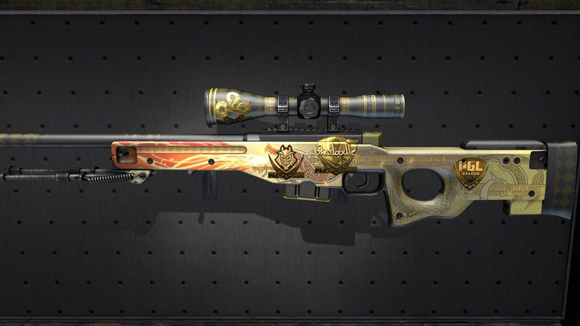Skadoodle-Signed AWP Dragon Lore