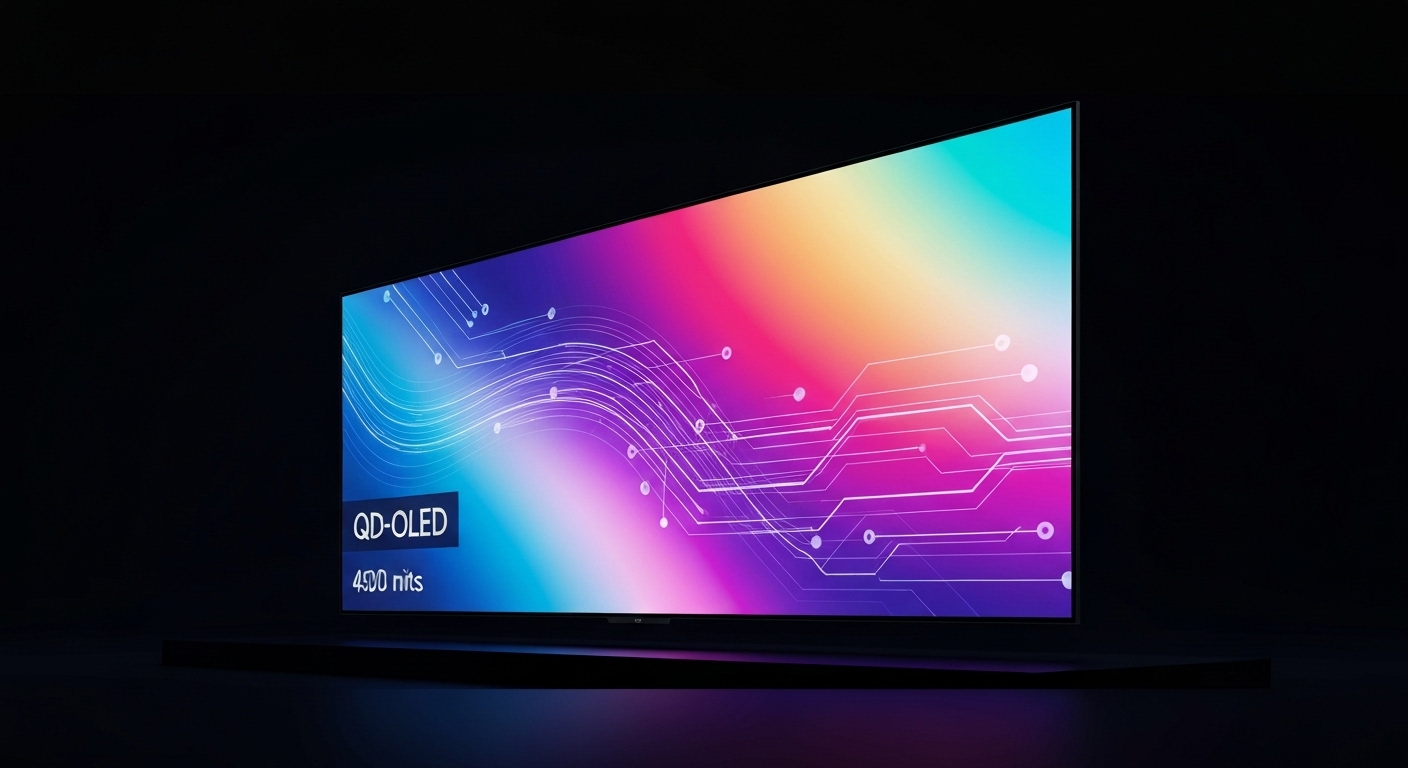 سامسونگ دیسپلی با پنل QD-OLED ۴۵۰۰ نیت و نوآوری‌های هوش مصنوعی در CES ۲۰۲۶