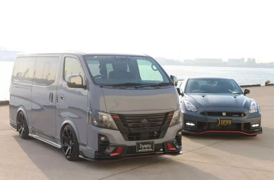 بازسازی نیسان کاروان با ظاهری الهام‌گرفته از GT-R نیسمو