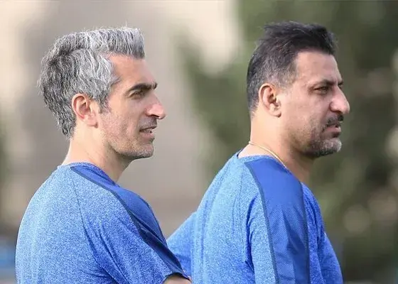 هادی شکوری در کنار مجتبی جباری