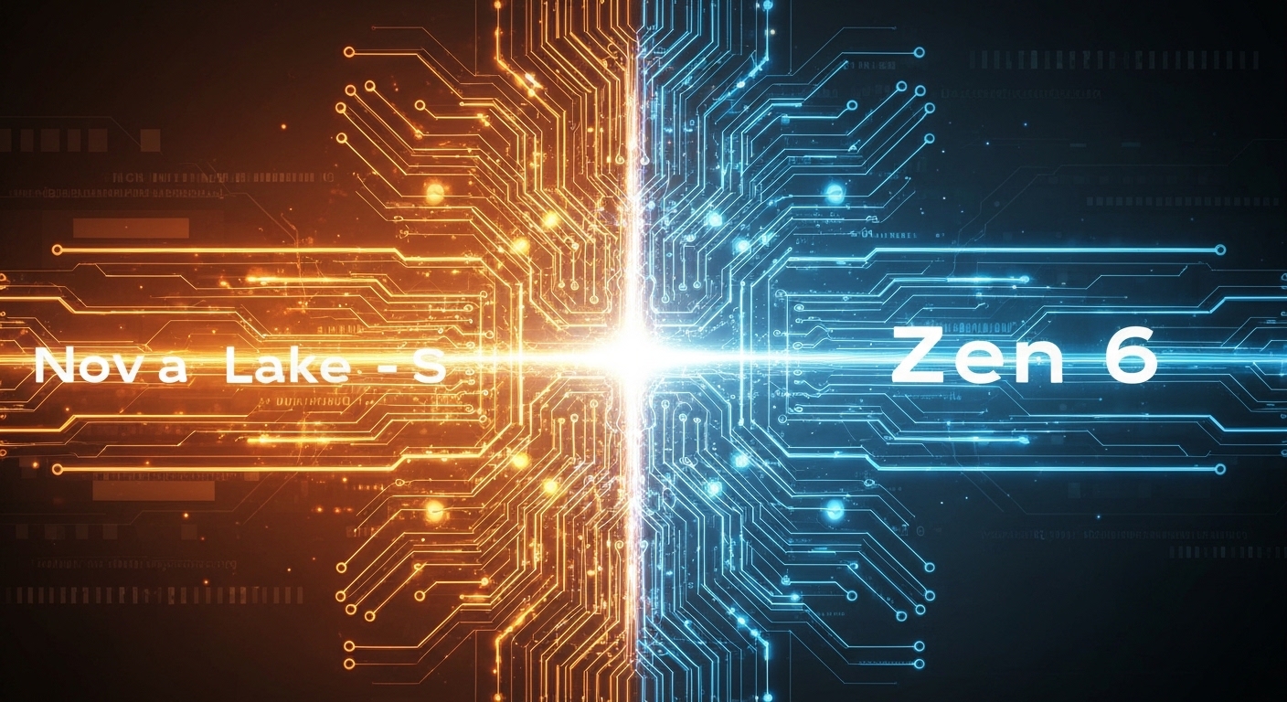 پردازندههای Nova Lake-S اینتل: مصرف انرژی بالا و رقابت با Zen 6 AMD
