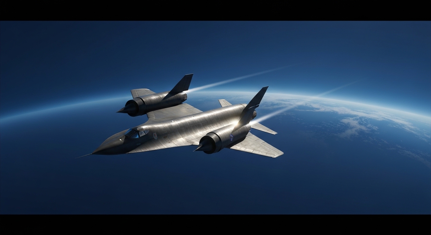 SR-71 بلک‌برد: هواپیمای جاسوسی مافوق صوت جنگ سرد که از سرعت زمین پیشی گرفت