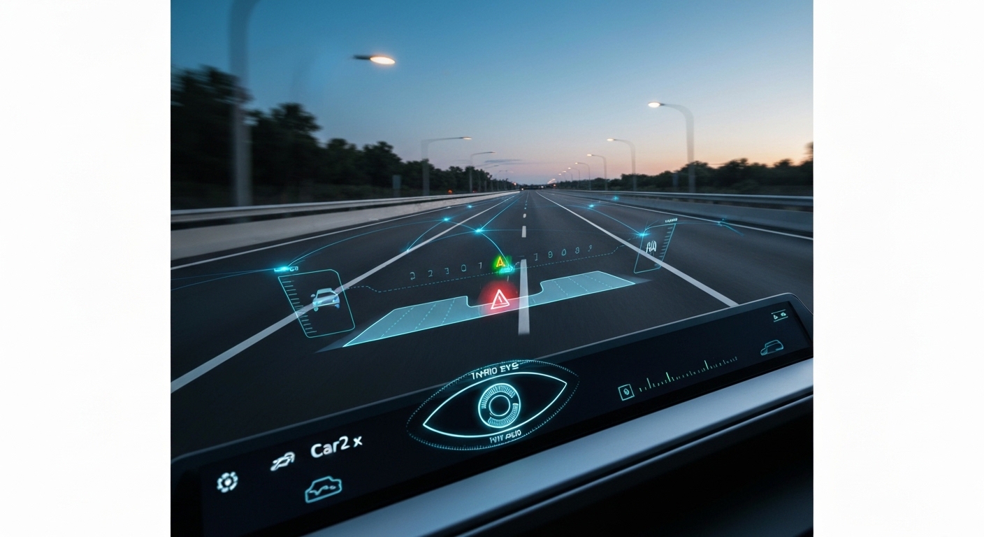 سیستم Car2X فولکس‌واگن: چشم سوم خودرو برای ایمنی پیشگیرانه