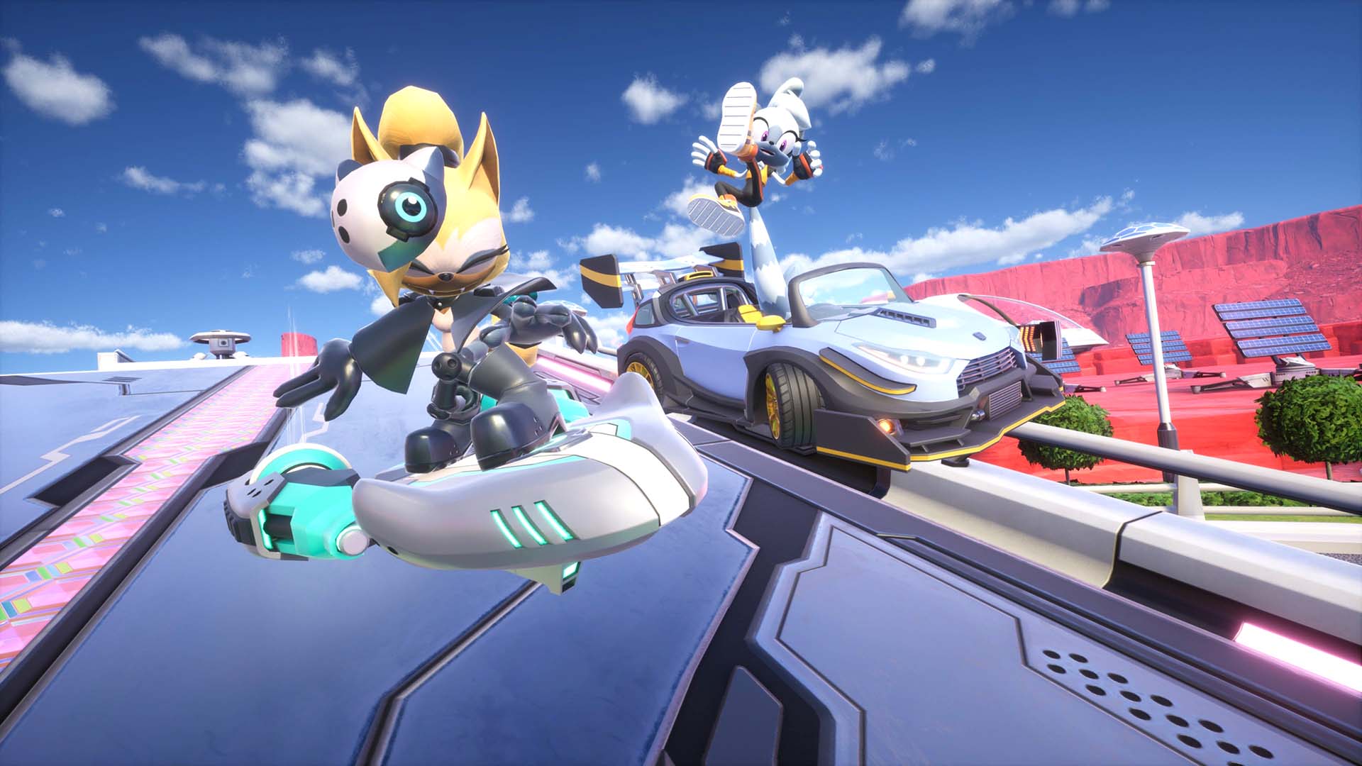 Tangle and Whisper in Sonic Racing: Crossworlds