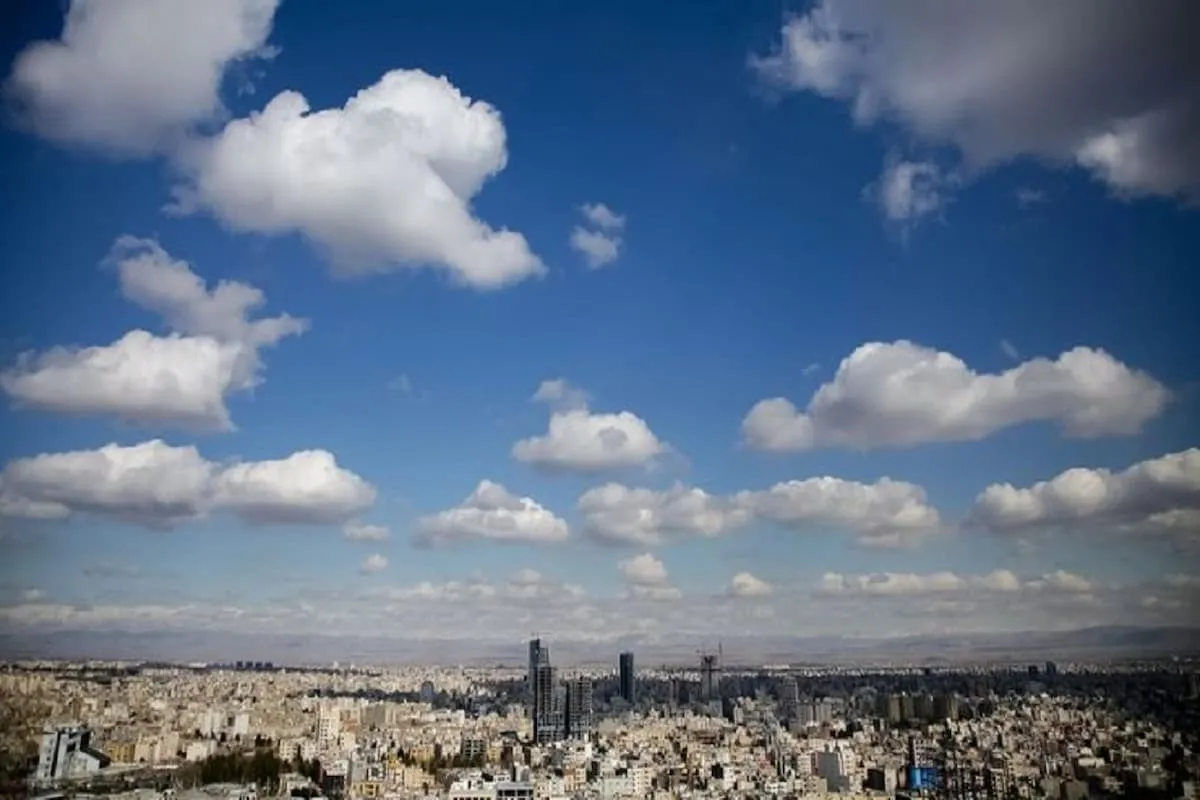 کیفیت هوای تهران در وضعیت قابل‌قبول؛ افزایش روزهای پاک در پایتخت