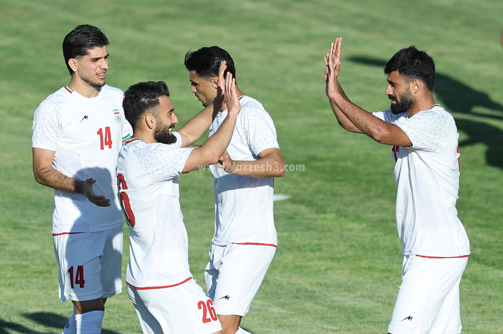 ترکیب تیمها در بازی دوستانه