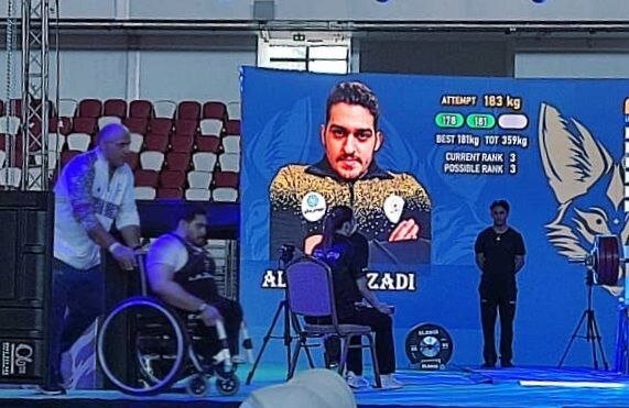 درخشش علیرضا ایزدی با کسب طلا و برنز در پاراوزنهبرداری آزاد الجزایر