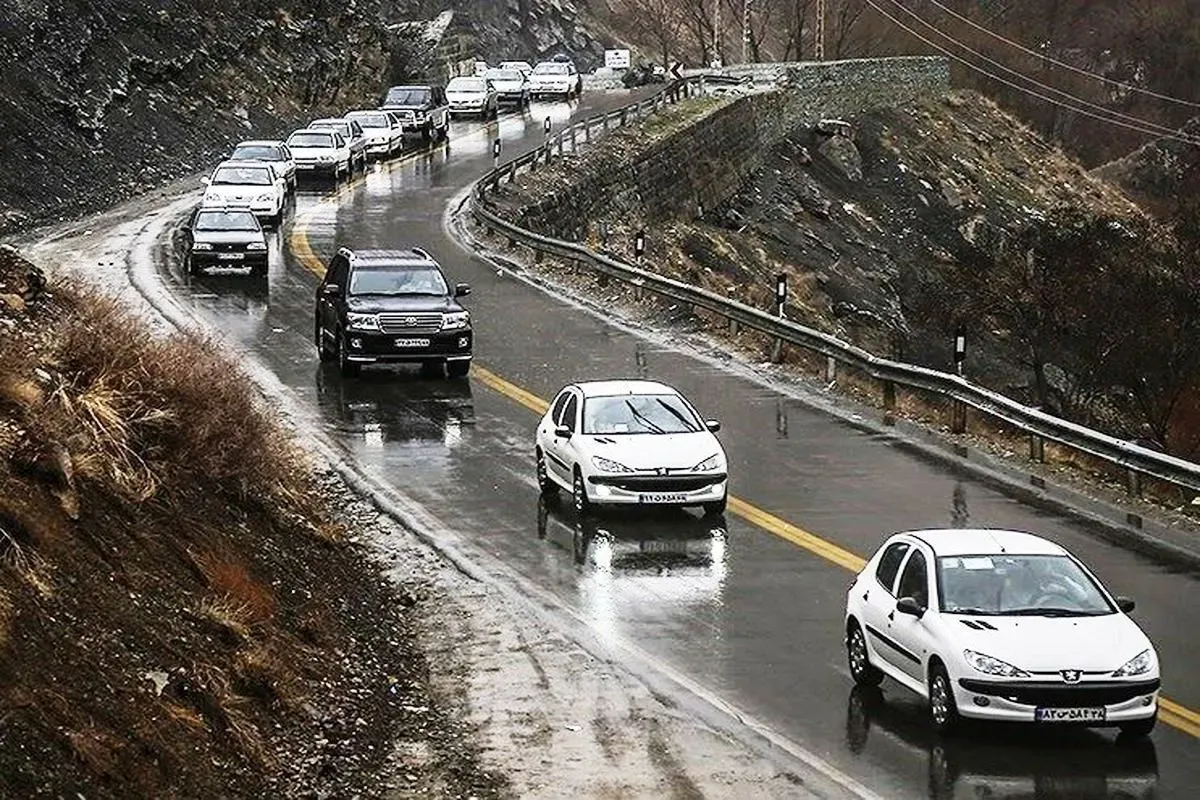 آخرین وضعیت راه‌های کشور؛ ترافیک روان در محورهای شمالی و انسداد برخی مسیرهای شریانی